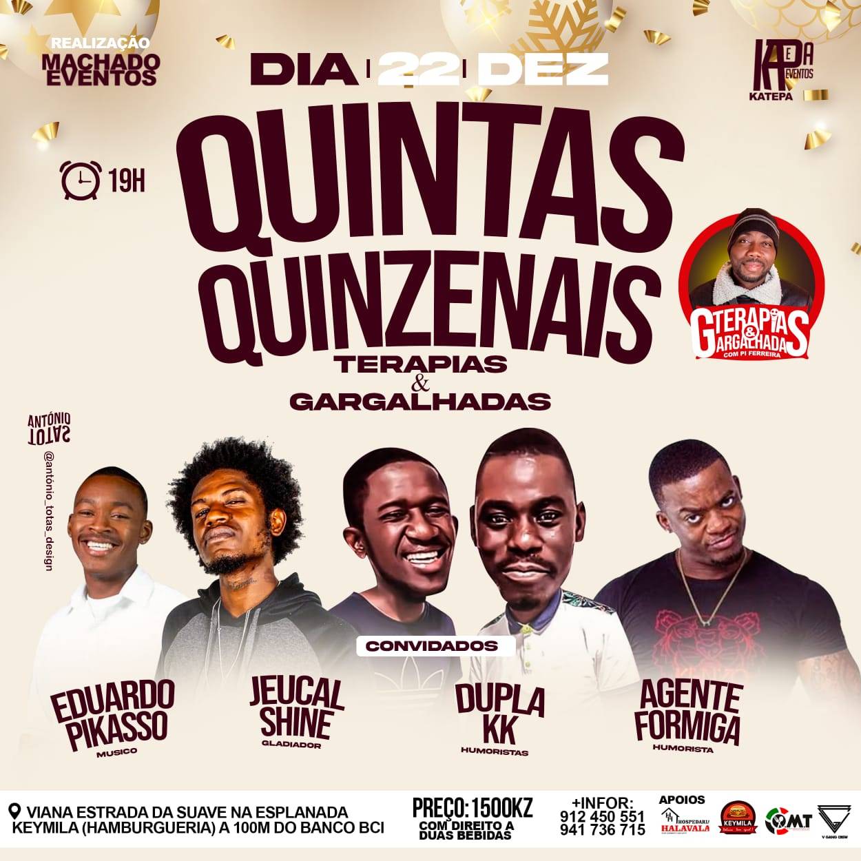 Quintas Quinzenais - Terapias & Gargalhadas